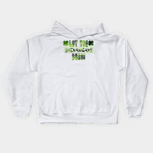 Let The Shenanigans Begin Kids Hoodie